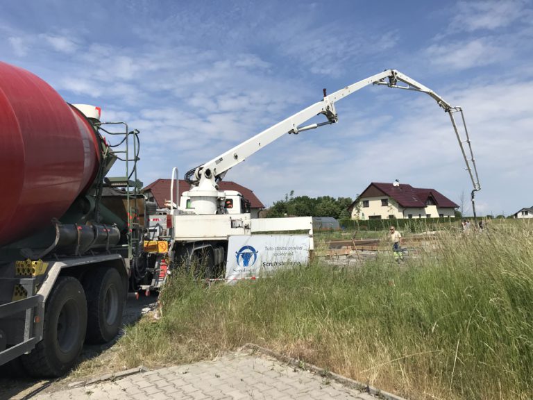 Dřevostavba Bašť_Základové pásy